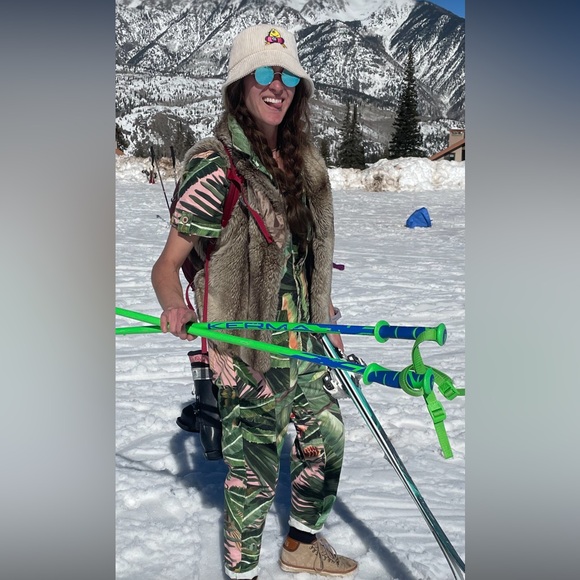 Farmrio Tropical Print Jumpsuit (handmade) - Picture 2 of 9